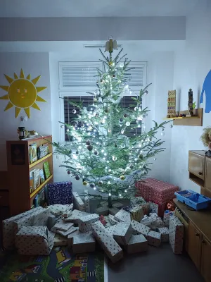 Vánoční spaní ve školce