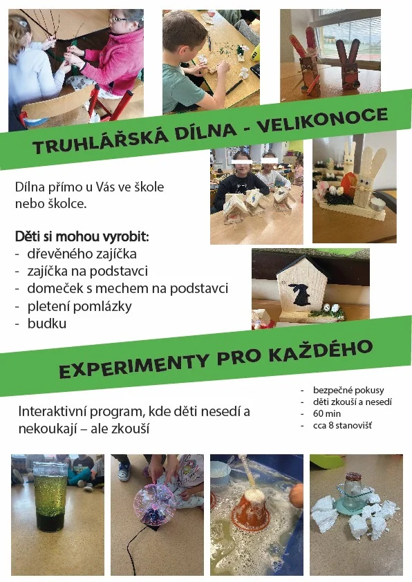 Velikonoční truhlářská dílna