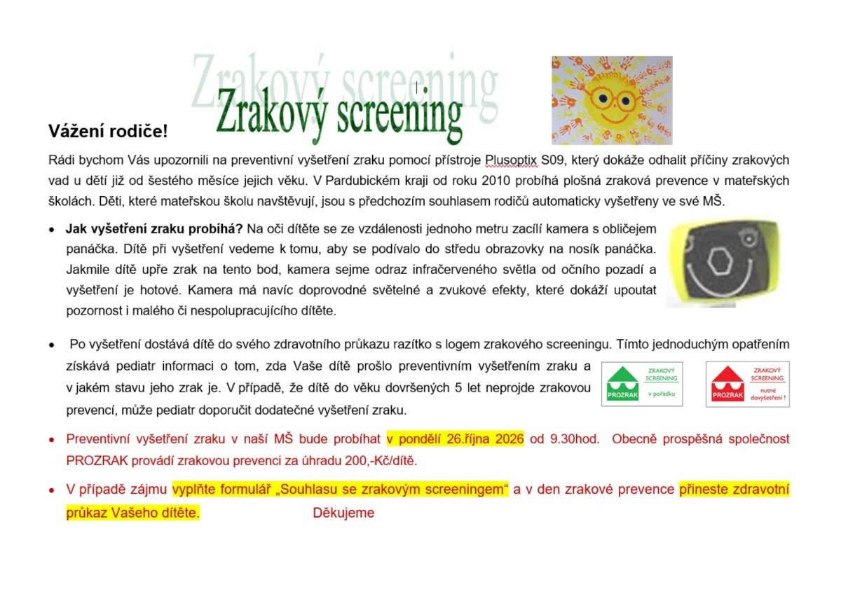 Zrakový screening