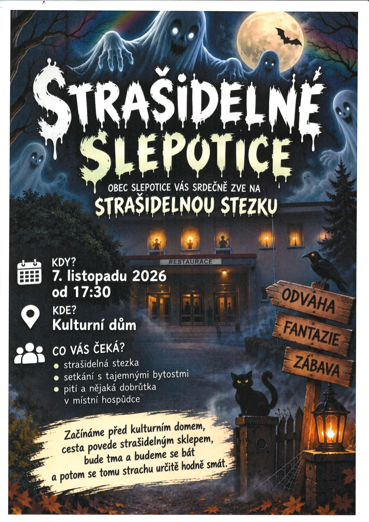 Strašidelné Slepotice
